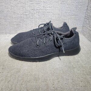 Allbirds  Natural Black Merino Wool Runners Lace Up Sneaker Men's US 12,13,14